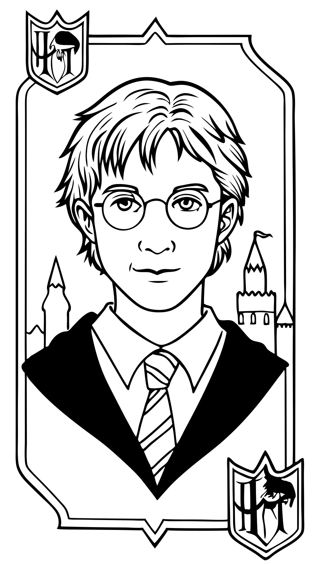 Páginas para colorear de Harry Potter gratis